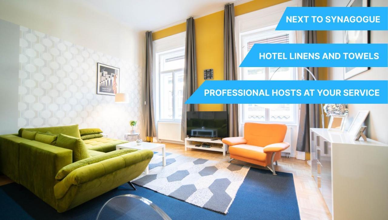 Freeparking - Great Synagogue Apartment, 2 Bedroom, 5 People ,Wifi, Ac Budapest Exterior photo